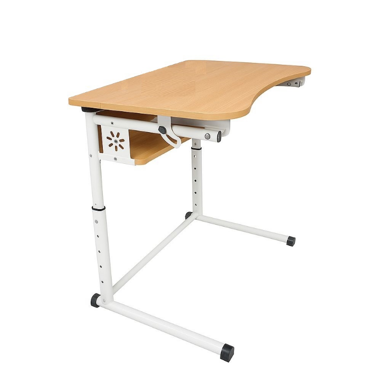 Стіл учнівський одномісний з полицею №3-6 з полицею ЛДСП (7917) МЕБЛІ ТЕХНОСТИЛЬ